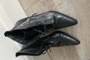 BLACK BOOTS classic witchy leather