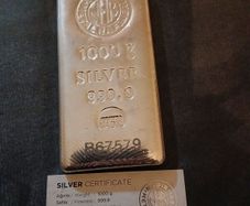 1kg silver bar