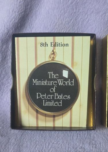 Peter Bates Miniature World Flowers in Cameo - Boxed