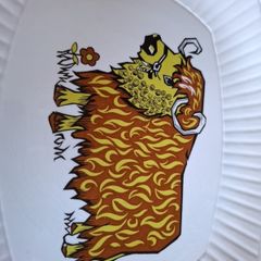 Vintage Beefeater Steak Plate