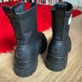 Buffalo Aspha rain zip Boots (vegan), Size 6.5UK, Black Image 3