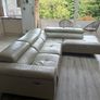 New Trend Concepts Italian Leather Corner Recliner Image 7