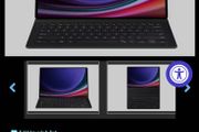 Samsung Galaxy Tab S9 Ultra and S10 Ultra Slim Book Cover with Keyboard