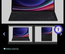 Samsung Galaxy Tab S9 Ultra and S10 Ultra Slim Book Cover with Keyboard