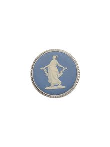 925 Vintage 1973 Wedgwood Sterling Silver Cameo Fully Hallmarked Brooch