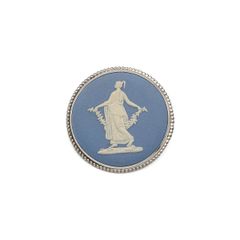 925 Vintage 1973 Wedgwood Sterling Silver Cameo Fully Hallmarked Brooch