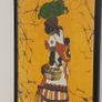 batik vintage African batik fabric painting - signed Image 3