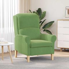 Armchair Light Green Velvet