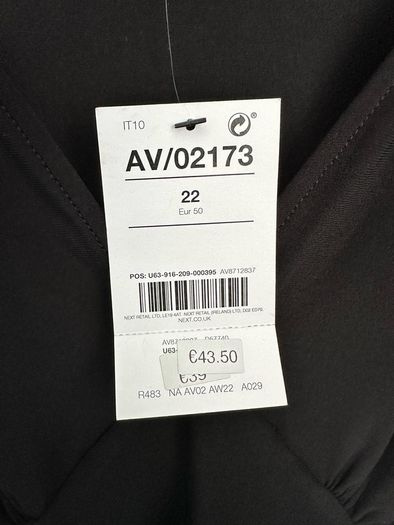 Bnwt Next Top - Uk 22
