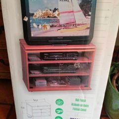 Flat packed, TV swivel stand, new in box.