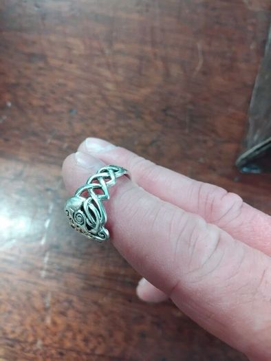 Silver Children of Lir Ring