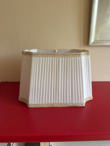 Cream lampshade