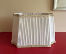 Cream lampshade
