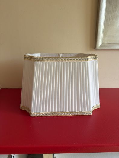 Cream lampshade