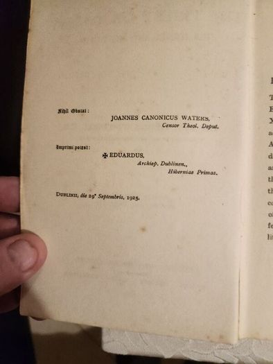 5 X Rare Imbossed Maynooth Collegium  Books. All 1920s  Hardback In Good Condition.  See Photos For Condition.