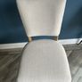 EZ Living Ava Beige Linen Look Fabric Barstool Image 6