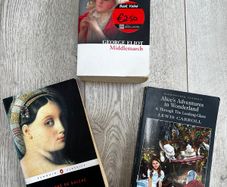 Classic Literature Bundle, 3 Paperbacks: Middlemarch, A Harlot High and Low, Alice in Wonderland