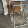 Mirror Glass nesting side tables (metal) Image 6