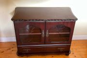Rossmore Mahogany Hallway Cabinet on Castors