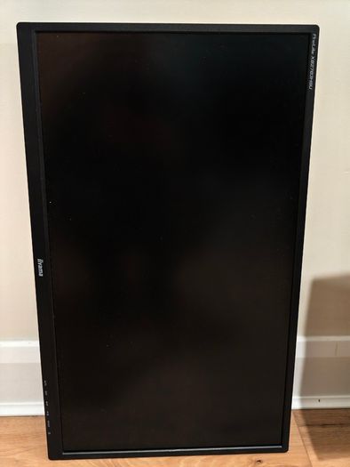 Dual 27 inch monitors with Vertical Stand