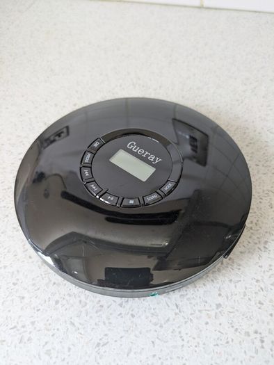 Gueray Portable Cd Player Zl1901 - No Batteries Needed! Black