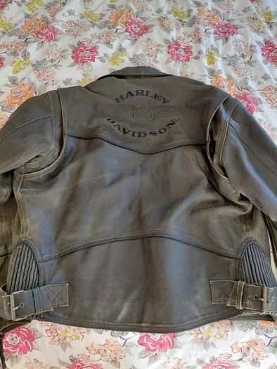 Harley billings leather jacket