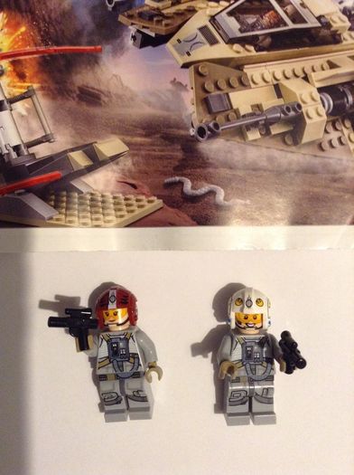 Lego Star Wars set 75204 Sandspeeder minifigures