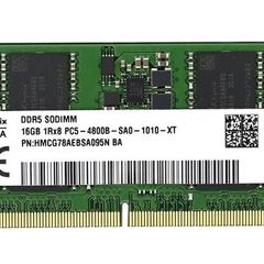 Sk Hynix 16GB DDR5 4800MHz SoDimm Laptop Memory