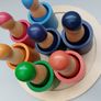 Wooden Toy Peg dolls (1507)(A3) mr 3 Image 7