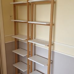 bathroom ladder unit shelfs