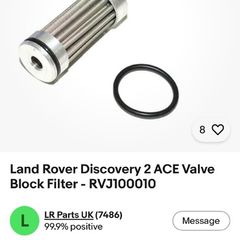 Discovery 2 Ace filter New
