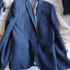 blue suit with 2 trousers 32 regular