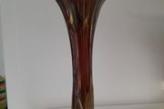 Vintage Fenton Carnival Ribbed Vase