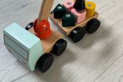 toy crane with blocks