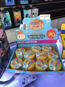 Dumpling bun kids squishy (find the rare glitter gold)