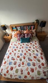 Bed Frame, Dresser & 2 Locker Set