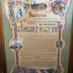 Illuminated Address Petition to Archbishop of Dublin by Alice O'Carolan