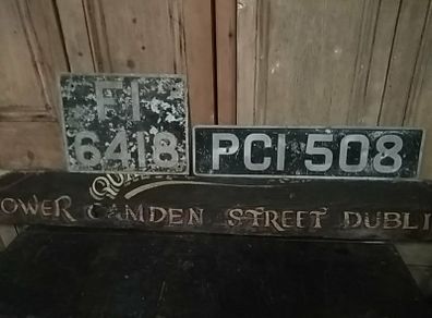 Vintage Car Number Plates