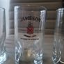 Vintage set of 3 James on Irish Whiskey Glasses Image 4