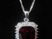 Sterling Silver Gem Stone Pendant