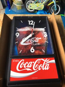 Coca Cola Rare Wall Clock year 1993 Brand New