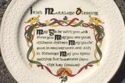 marriage plate donegal China free postage