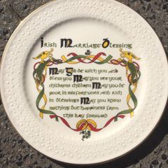 marriage plate donegal China free postage