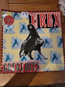 T Rex Great Hits LP with Poster