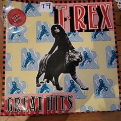 T Rex Great Hits LP with Poster