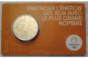 France 2 Euro Base Metals Brilliant Uncirculated Coin 2022 - Olympic Games Paris 2024 - 2 Euro Commemorative Coin