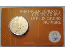 France 2 Euro Base Metals Brilliant Uncirculated Coin 2022 - Olympic Games Paris 2024 - 2 Euro Commemorative Coin