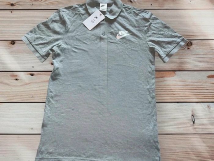 Nike Grey Polo Shirt