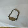 An antique solid silver ID bracelet WWII Image 7