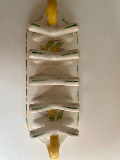 Crown Devon pretty mid 20th century toast rack